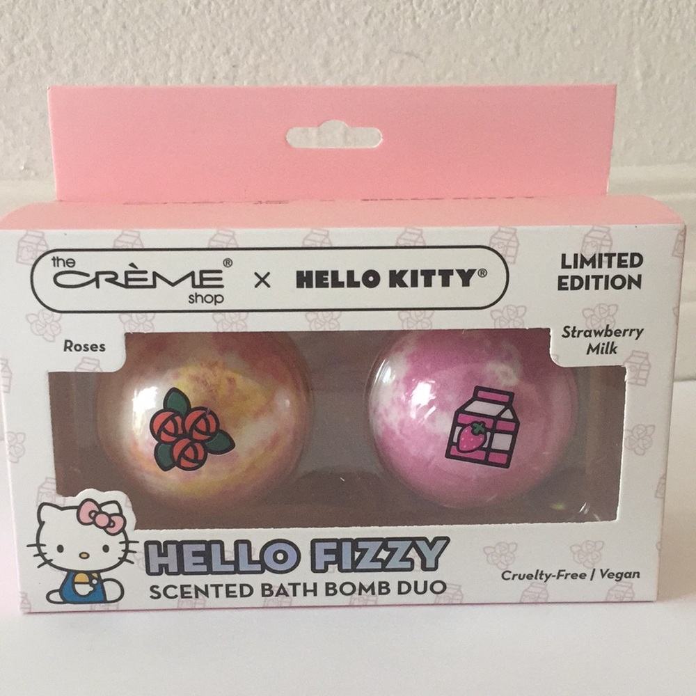 🎉Host Pick! 🎉 Hello Kitty x The Creme Shop Bath Bombs Crystals Scrub bundle - Picture 7 of 13